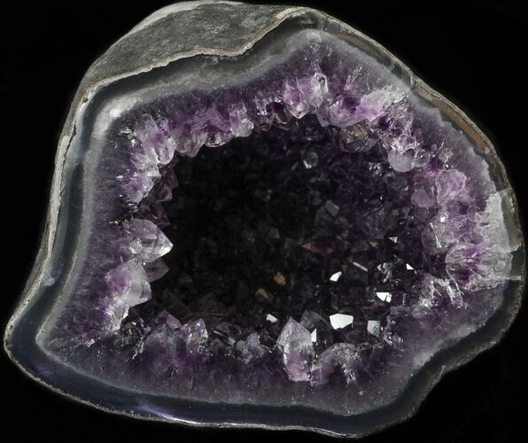Purple Amethyst Geode - Uruguay #30925